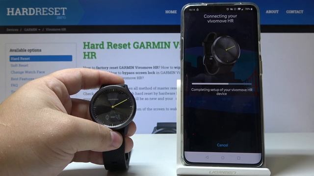 How to Pair Garmin Vivomove HR with Phone - Connect Smartwatch with Smartphone смотреть онлайн