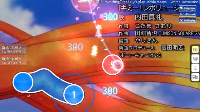 [osu!] Uchida Maaya - Gimme! Revolution (Urabe4lyfe) смотреть онлайн