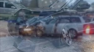 Volvo crash. Volvo XC70 vs Audi A6