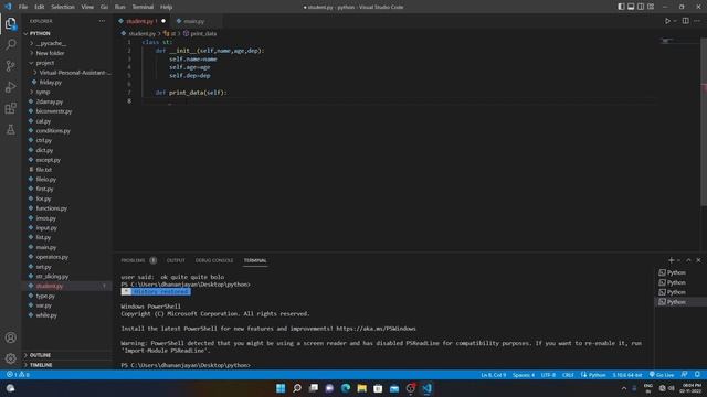 27 Class & Objects || part 2 || Learn Python in tamil || Learn with DJ