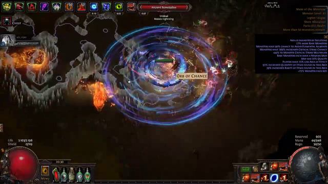 Path of Exile Legion 3.7 Scion Cyclone Berserk/Raider vs Minotaur смотреть онлайн