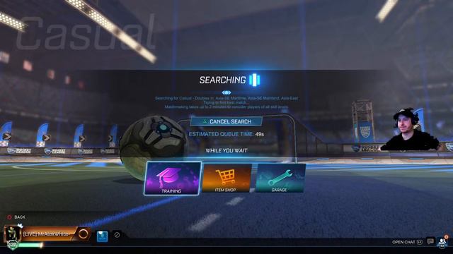 LIVE -Rocket League   no sleep lets see what happens 