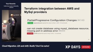 Cloud Migration. Lift-and-shift. Really? Don’t be naive! (Yura Nosenko, Ukraine) [RU]