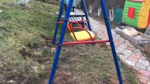 Детские уличные качели
