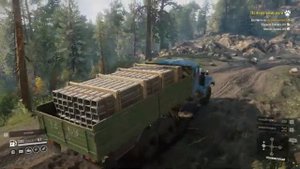 snowrunner грузовой автомобиль краз 257 обзор мода   советская мощь краз 255 ➤ мод для snowrunner