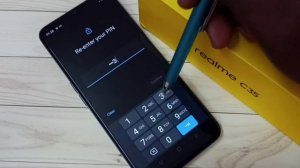 Как установить Pin-блокировку в смартфоне Realme C35