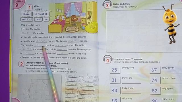 Карпюк 3 клас НУШ англійська мова відеоурок Тема 2 Урок 9 ст 41+ робочий зошит