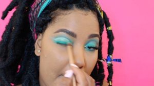 Maquilhagem usando a palette Green Mini Huda Beauty | Juddy Da Conceicao