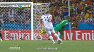 Греция 2:1 Кот д Ивуар | Обзор матча HD