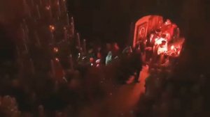 Встреча Благодатного огня в храме Петра и Павла в Ясенево