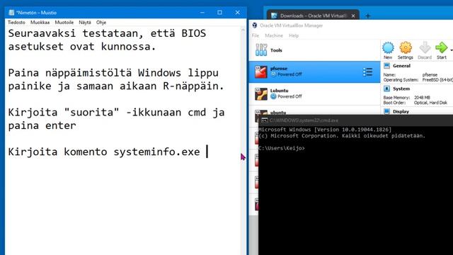 VIrtualBox 6.1 asennus MS Windows 10 käyttöjärjestelmään смотреть онлайн