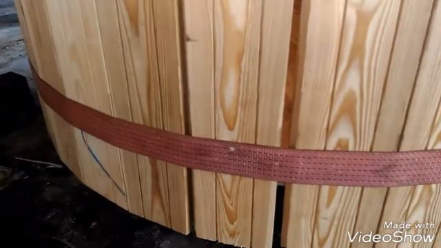 Купель из лиственницы