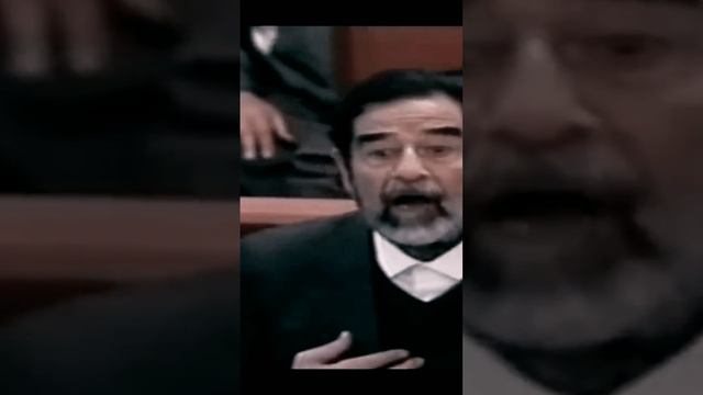 صدام حسين انا وقعت احكام الاعدام في قضية الدجيل