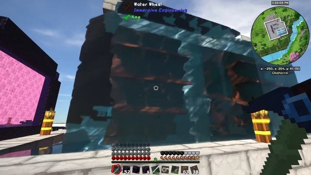 Immersive Engineering Water Wheel. смотреть онлайн