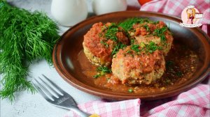 ГРЕЧАНИКИ с ФАРШЕМ в томатном соусе - рецепт