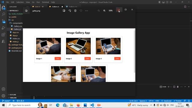 React js Image Gallery App | React Intermediate Project | React js Malayalam | Day 8 | Techflix AI