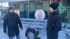 Завод прицепов Лев (отзыв клиента - трехосный прицеп-платформа Львица-3)