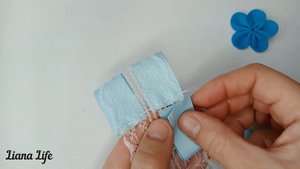 ❄️💕@Как сделать Потрясающие ЗИМНИЕ Бантики 🎀Очень нежные