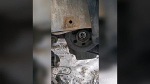 ключ для снятия шкива коленвала, замена наружного сальника коленвала, ремня, помпы хонда фит gd1