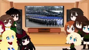 Girls und Panzer and GATE react to random videos | Gacha Club Reaction Part 28 ( 2/3 )