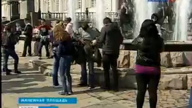 В Москве пробный запуск фонтанов смотреть онлайн