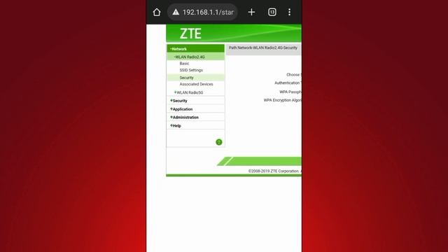 Access CONVERGE FiberX FULL ADMIN using phone