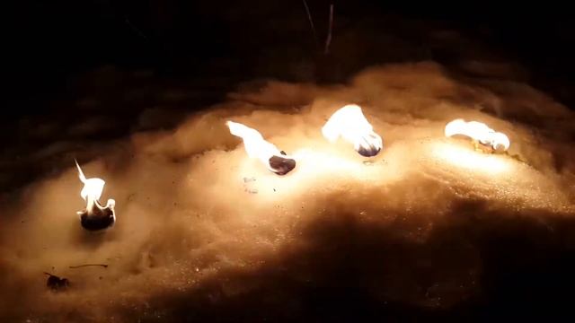 Парафиновые дрова из ваты, ниток и салфеток смотреть онлайн