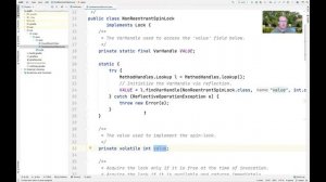 Implementing a Non-reentrant Spin-lock Using the Java 9 VarHandle Class