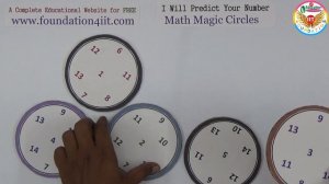 I Will Predict Your Number @ Math Magic Circles || Maths Project ||