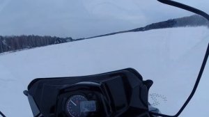 Максимальная скорость снегохода RM Vector 551I.