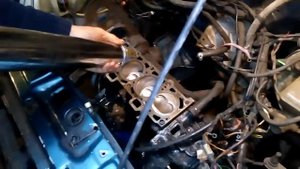 Ремонт головы ВАЗ 21099. #6. Промывка рубашки охлаждения блока