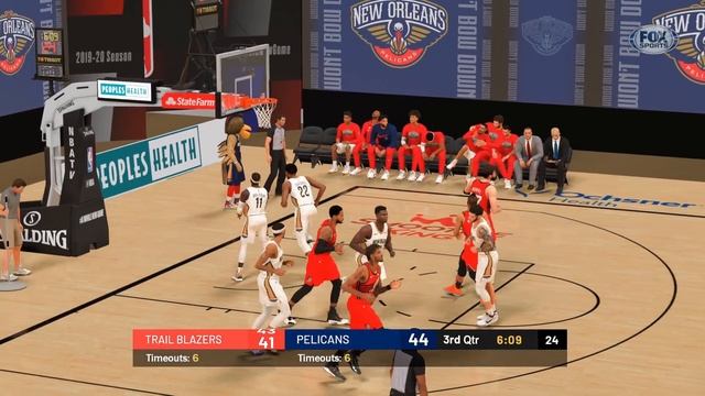 NBA 2K20 Ultra Modded Orlando Bubble Showcase: | Pelicans vs. Trailblazers | PC Overhaul смотреть онлайн