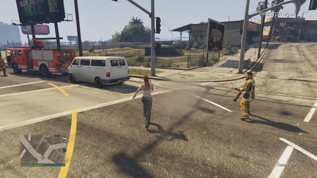 GTA V families kills firefighter part 38 смотреть онлайн