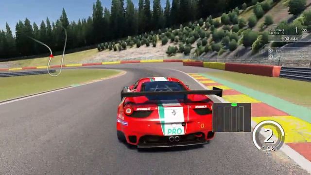 I cant believe I achieved this time on Assetto corsa just using mouse  keyboard  ferrari 458 GT2