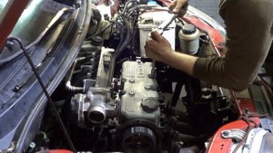 Шевроле Авео. Собрали двигатель B12S1 1.2 бензин. Первый запуск.