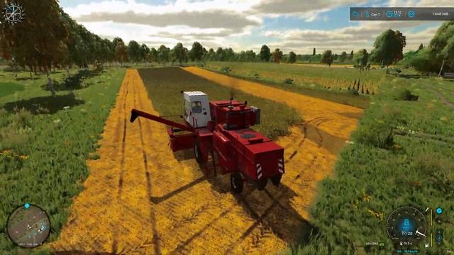 Выполнение КОНТРАКТОВ по СБОРУ УРОЖАЯ и внесение УДОБРЕНИЙ | FS22 | Красиловка #3 смотреть онлайн