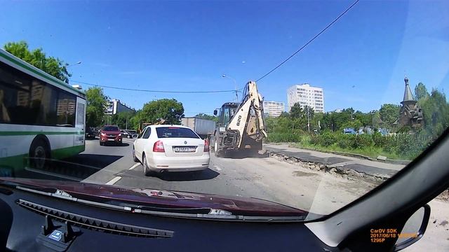 Медведково. Идет ремонт тротуаров. смотреть онлайн