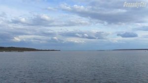 Паромная переправа через реку Свирь в Вознесенье