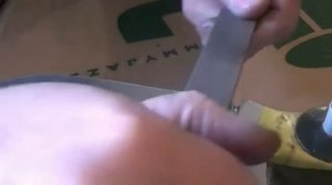 Делаем ровные спуски на ноже