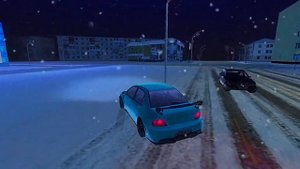 НОЧНОЙ ДРИФТ НА MITSUBISHI LANCER EVOLUTION 8 - БЛЕК РАША