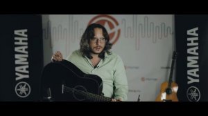 Тимур Ведерников и электроакустическая гитара Yamaha FGX800C