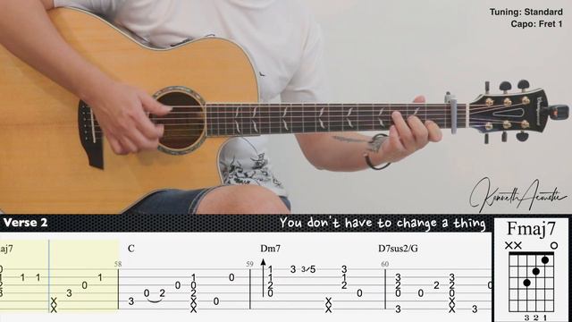 Nothing’s Gonna Change My Love For You - George Benson | Fingerstyle Guitar | TAB + Chords + Lyrics