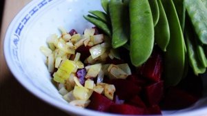 Простой салат из свеклы вареной