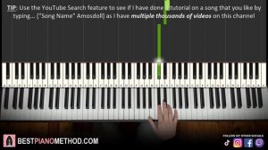 How To Play - Måneskin - I Wanna Be Your Slave (Piano Tutorial Lesson)
