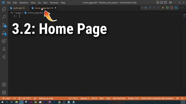 Flutter Firebase Auth - The Cleanest & Fastest Way - IOS & Android