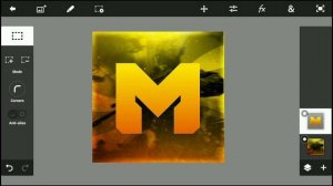 How to make cool Logo/Avi on Android | Ps touch logo tutorial | Mind Graphics