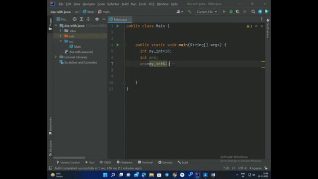 Dsa in java|| operators and type casting||lecture no 3 смотреть онлайн