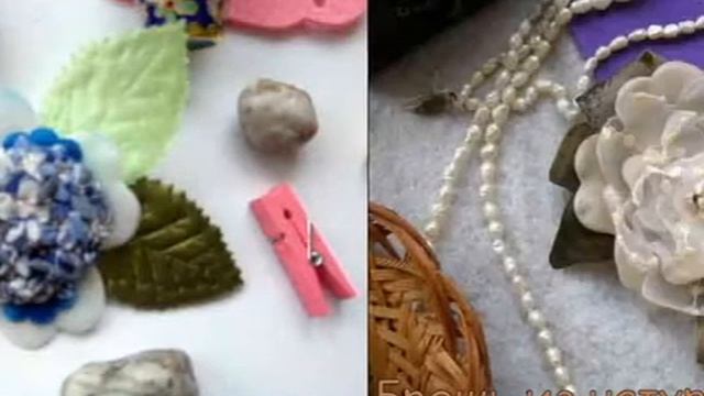 //Модные броши из бисера,ткани,фетра//Вышитые броши//Brooch from beads