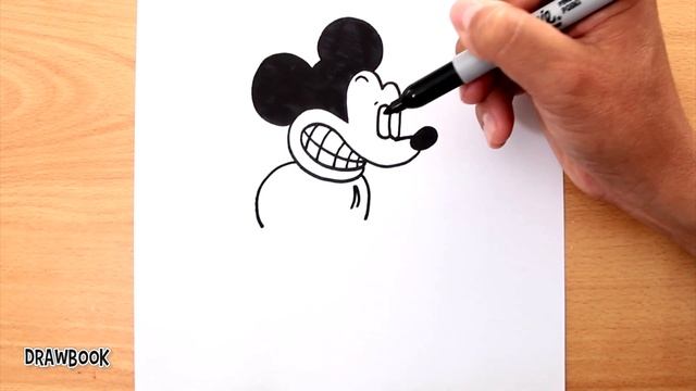 How to draw MICKEY MOUSE | Friday Night Funkin (FNF Mod) смотреть онлайн