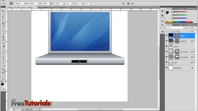 Make MacBook Icon in Photoshop Urdu Tutorial Part 2.mp4 смотреть онлайн